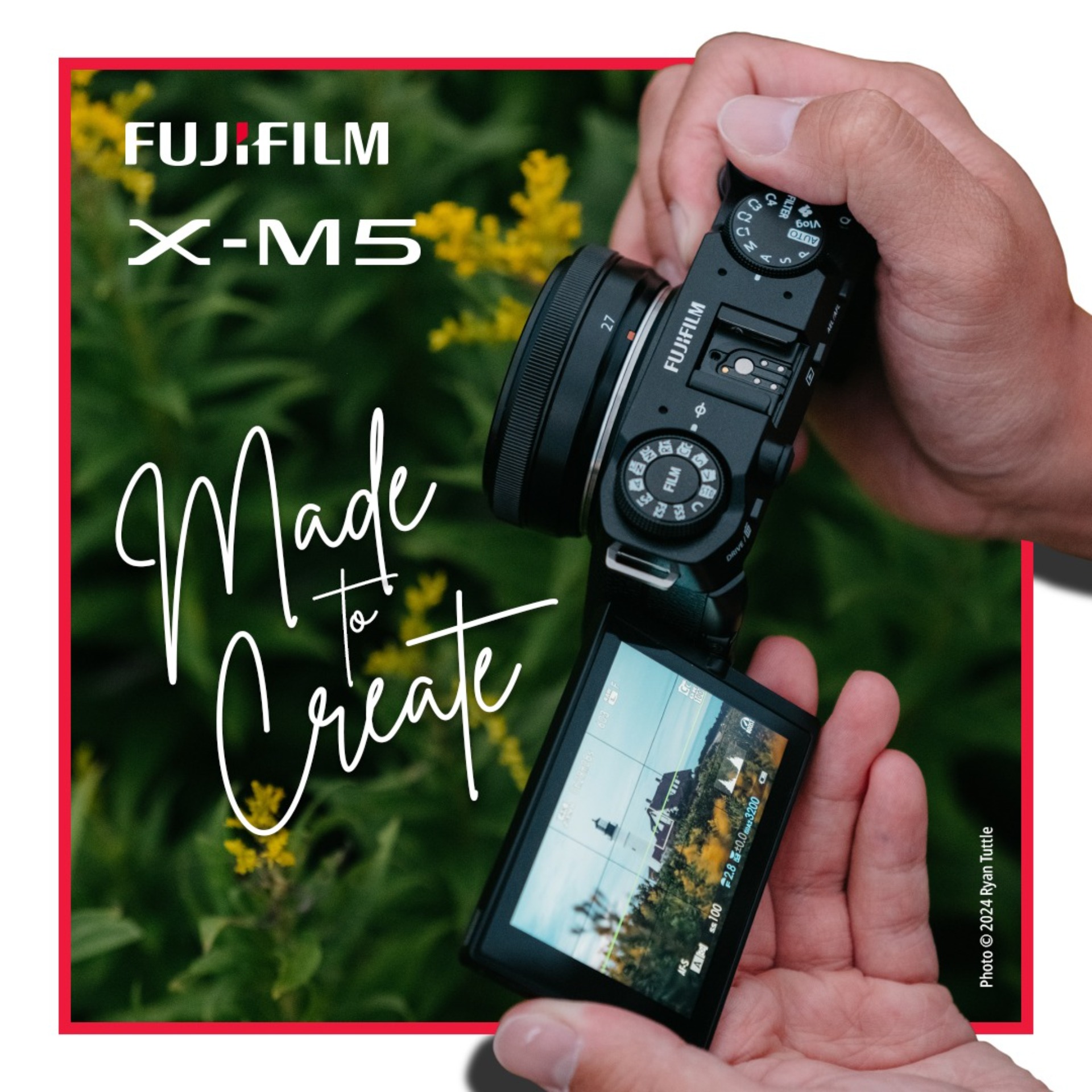 Fujifilm X-M5. Made to Create - Pre-order Now!